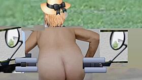 zea812 shakes sexy trans ass in homemade amateur crossdressing clip