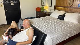 laos trans stunner's massive tits seduce mature lover