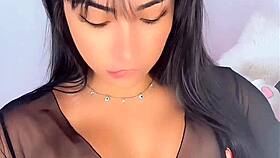 I'm Emanuelly Raquel teasing my big ass fox tail plug