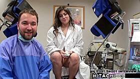 dr tampa forces hitachi orgasms on sophia valentina's shaved pussy