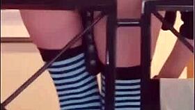 i masturbate with friend then she takes big cock!