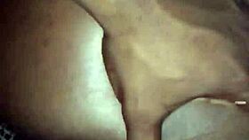 Chocolate cock slams wet chocolate pussy deep