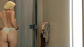 i can't believe how wet i get trying on see-through latex in public dressing rooms