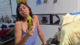 Ex Suegro Fucks Me In Kitchen While Waiting For Ex