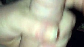 Man strokes his huge cock in close-up wank session trim clip