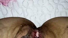 Gretala flashes open pussy while he snores 😏👀