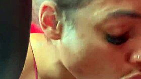 curly babe deepthroats monster cock in car