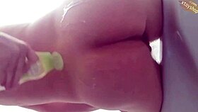 imagine that cute teen ass stuffed full with a thick bottle homemade