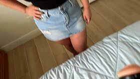 latina teen roleplays anxiety relief with pov creampie from older guy 😩🍆