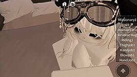 horny bitch gets fucked hard in roblox world