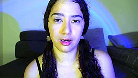 hi i'm elena home alone showing meaty pussy dirty talk