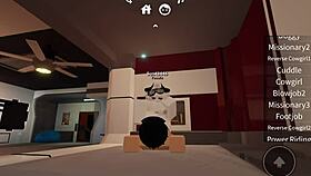 horny bitch gets fucked hard in roblox world