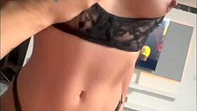 Hot mexicana rossmexicana toys up with roommate for steamy night