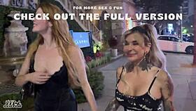 Pervy roommates lure guy to hotel for wild bisexual romp