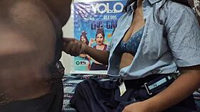 desi college girl bends over for teacher's rough hardcore doggystyle pounding