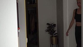 Skinny juicy blonde trembles wildly under brutal mature pounding