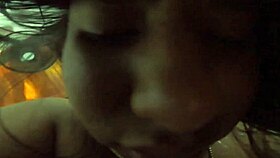 Tight Latina Pussy Sucks Big Condom Cock