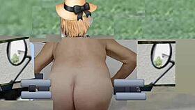 zea812 shakes sexy trans ass in homemade amateur crossdressing clip