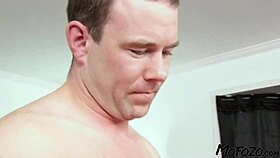 Girlfriend's small tits drenched in hot cum after sloppy deepthroat pounding