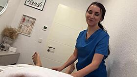 Pounding hot masseuse from app