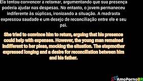 busty brazilian milf in lingerie begs daddy for monster cock creampie on ass