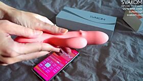 sunako kirishiki lets stranger pound her with svakom mora neo online