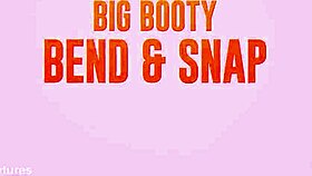 Big booty babe bends over for intense poolside pounding action