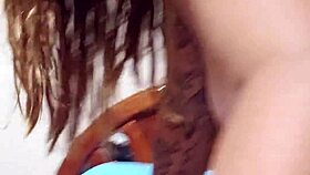 Stuffing Panties Deep in Ass Until Soaking Wet