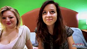 Busty Blonde Faith, Hope Share Juicy Boner with Skinny Ginger Katie Walls
