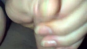 Man strokes his huge cock in close-up wank session trim clip