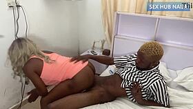 Sweet Bedroom Romp With Curvy Ebony Neighbor Passionately