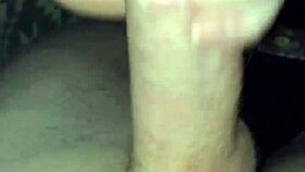 Man strokes his huge cock in close-up wank session trim clip