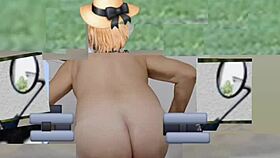 zea812 shakes sexy trans ass in homemade amateur crossdressing clip