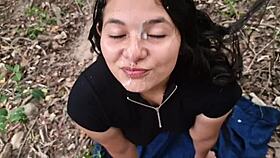 She adores huge cumshots splashing across her cute face