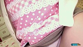 she's reading on bed when sudden urge demands satisfaction