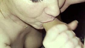 Whoa, babe deepthroats that monster cock nonstop!