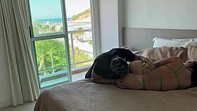 woke the tourist with tasty oral then slammed her hard with my throbbing cock