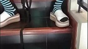 i masturbate with friend then she takes big cock!