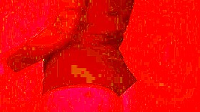 check out this emo girl's huge perfect cameltoe ass tease