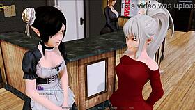 diving into harem hotel 256 all those steamy hotel games and harem fun 😍🏨💦👯