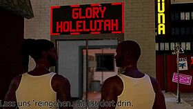 petite redhead bound deepthroat gloryhole anal rough interracial