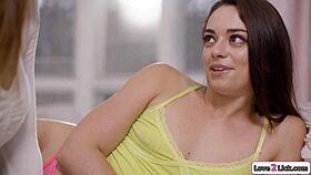 euro milf fingers hairless petite young pussy in hot lesbian lick