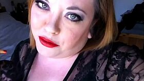 Craving BBW Tina Snua's fetish smoke in lace gloves?