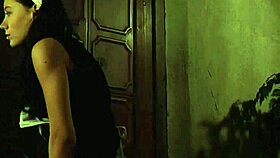 Two bound lesbian slaves kiss passionately while fingering to explosive orgasms under femdom control