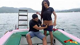 sexy latina gets rough anal bareback on high seas 🌊🍑😈