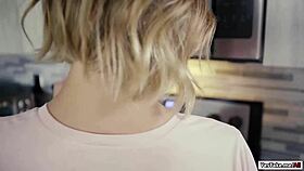 Evelin Stone Doggystyled Deepthroats Big Cock Kitchen POV!