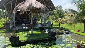 skinny teen walks public cafe with cum-covered face eating sperm pasta carbonara