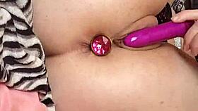 why does chubby sandra love her princess buttplug so deep?