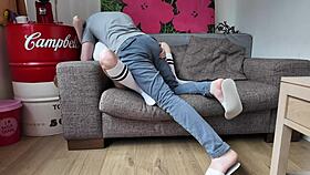 these shy roommates finally hook up in the dorm fucking like crazy first time