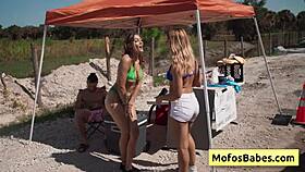 JC Wilds' massive natural tits pounded hard at car wash fundraiser